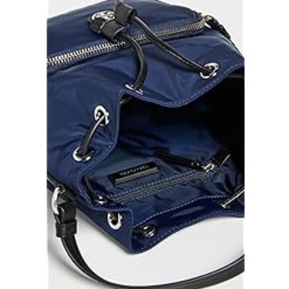 #127 NWT - Tory Burch Women's Virginia Bucket Bag, Royal Navy, Blue - Picture 5 of 5